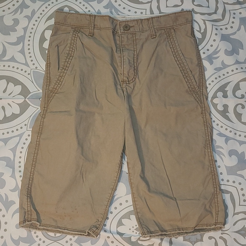 Old Navy Shots boys size 14 khaki beige tan